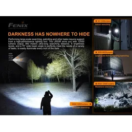 Fenix LR50R LED Taschenlampe 12000 Lumen - Schwarz
