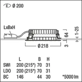 Zumtobel Group LED-Downlight PANOS R (62927014)