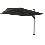 Siena Garden Ampelschirm Elio 300 cm x 300 cm Anthrazit
