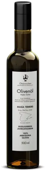 Ölkännchen Olivenöl nativ extra Masia Terrers bio 500ml
