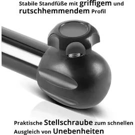 STAHLWERK Rollenbock 2er Set 60 kg höhenverstellbar 720 - 1100 mm Arbeitsbock