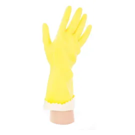 L+D CleanGo CleanGo 1460-7 Naturlatex Arbeitshandschuh Größe (Handschuhe): 7, S 1 Paar