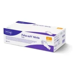 Peha-soft® nitrile fino powderfree Untersuchungshandschuhe 9421956 , 1 Packung = 150 Stück, Größe XS, extra klein