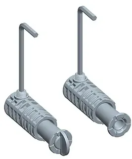 VitrA Ersatzteil V-Fit Montageset Wand-WC 105 mm,310891YP1TE 310891YP1TE