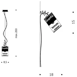 Ingo Maurer Canned Light rot (146000)