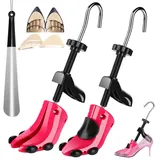 JJDPARTS Schuhdehner, Paar 4-Wege-Schuhverlängerer, Schuhspanner für Damen und Herren, High Heel für Damen, Gr. 37-44 (rosa)