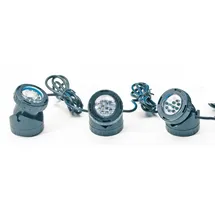 HEISSNER LED Unterwasser-Spot 4,5 W 3er Set schwarz