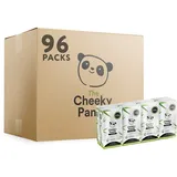 The Cheeky Panda Taschentücher aus Bambus | Großpackung mit 96 Packungen (10 Taschentücher pro Packung) | hypoallergen, umweltfreundlich, super weich, stark und nachhaltig