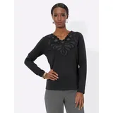 CREATION L Langarmshirt in schwarz | Gr.: 42