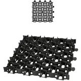 BigDean Rasengitter Paddockplatte 50 x 50 cm schwarz