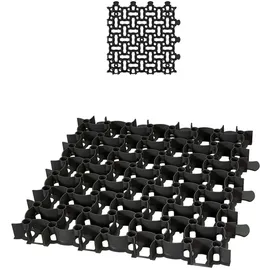 BigDean Rasengitter Paddockplatte 50 x 50 cm schwarz