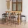 vidaXL Gartenbar Set 7-tlg. Grau
