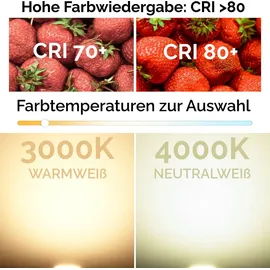 Lumiled Reflektorlampe 10er Pack 8W GU10 warmweiß 3000K