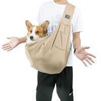Hundetragetasche,Haustier Verstellbare Umhängetasche Transporttasche für Haustiere Hundetragetasche - für Kleine & Mittelgroße Haustiere, Perfekt für Outdoor-Aktivitäten