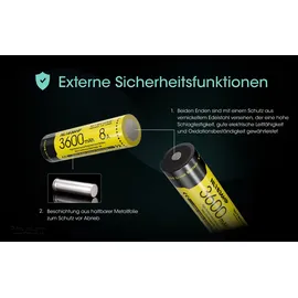 Nitecore 18650 3600 mAh 1 St.