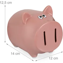 Relaxdays Sparschwein 12,5 cm