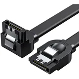 UGREEN rechtwinkliges Sata 3.0 Kabel 0,5m schwarz (us217)