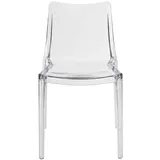 Vente-Unique Stuhl, Transparent, Kunststoff, Uni, 50x81x51 cm, Esszimmer, Stühle, Esszimmerstühle, Vierfußstühle