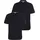 Eastwind Poloshirt schwarz 4XL