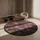 KADIMA DESIGN Teppich Spree Lila Ø 120 cm