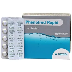 250 Bayrol Testtabletten Phenol Red pH-Wert für Pooltester