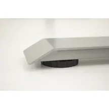 Kerkmann Move 4 elektrisch höhenverstellbarer Schreibtisch anthrazit rechteckig, T-Fuß-Gestell silber 140,0 x 80,0 cm