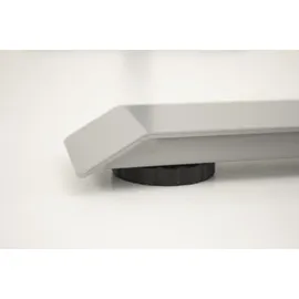 Kerkmann Move 4 elektrisch höhenverstellbarer Schreibtisch anthrazit rechteckig, T-Fuß-Gestell silber 140,0 x 80,0 cm
