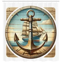 ABAKUHAUS Duschvorhang 175 x 200 cm braun