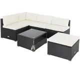 CASARIA Melbourne Loungeset schwarz/creme