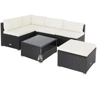 CASARIA Melbourne Loungeset schwarz/creme