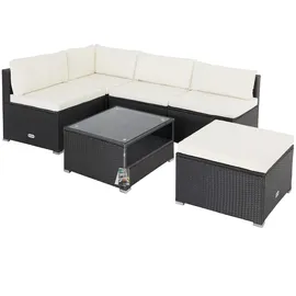 CASARIA Melbourne Loungeset schwarz/creme