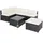 CASARIA Melbourne Loungeset schwarz/creme