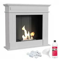 Kratki Portal Bioethanolkamin NOVEMBER weiß