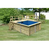 Karibu Rechteckpool kdi 350 x 320 cm