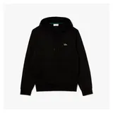 Lacoste Hoodie mit Logo-Stitching, Black, XXL