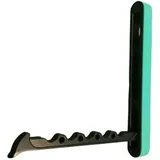 Livingpoint24 - Garderobenhaken klappbar, Klapphaken schwarz, Silikonring grün