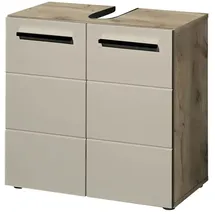Sconto Waschbeckenunterschrank ¦ beige ¦ Maße (cm): B: 60 H: 62 T: 31.0