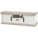 MID.YOU Lowboard , weiß , Maße cm B: 156 H: 51 T: 44.0