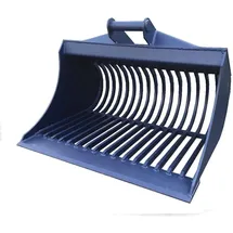 SRM Design Grobsiebschaufel Siebschaufel 80 cm Sieblöffel MS03 Sortierlöffel Steinschaufel