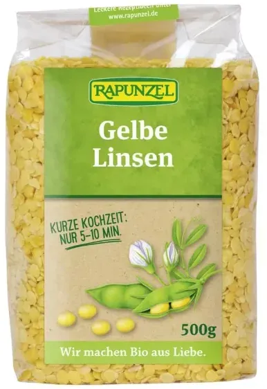 Rapunzel Linsen gelb bio