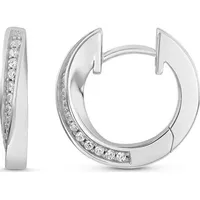 JETTE Creolen TWISTED Silber 87525007