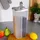 Excellent Houseware Aufbewahrungsbox 3L 1-tlg. Transparent/Weiß