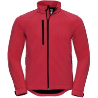 RUSSELL Mens SmartSoftshell Jacket, Classic Red, XS