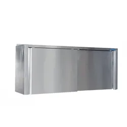 Saro Edelstahlhängeschrank - 400 mm Tiefe, Breite 1200m
