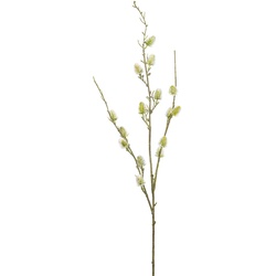 Kunstpflanze Distelzweig in Weiß
