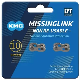 KMC Kettenverschlussglied 10-fach Silber
