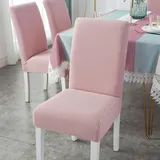 6-teiliger Stretch-stuhlhussen-set, Strapazierfähige Esszimmerstuhlhussen, Stuhlhussen Für Partys, Hochzeiten, Geburtstagsdekorationen Usw. (hellrosa)