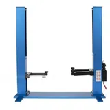 Für 1/14 1/10 1/8 1/6 RC Auto Zwei-Säulen-Hebebühne Garage Szenen Automatische Hebebühne Dual Motor Gantry Serie RC Zubehör(Blue)