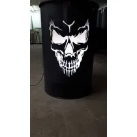 Feuertonne mit Wunschmotiv