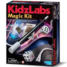 4M KidzLabs Experimentierkasten Zauberkasten - für Kinder ab 8 Jahre, Wissenschaft Spielzeug Mint Lernspielzeug Forscher Set Naturwissenschaft Technik Experimente